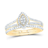 1/3CTW-DIA NK FASHION MARQUISE BRIDAL SET